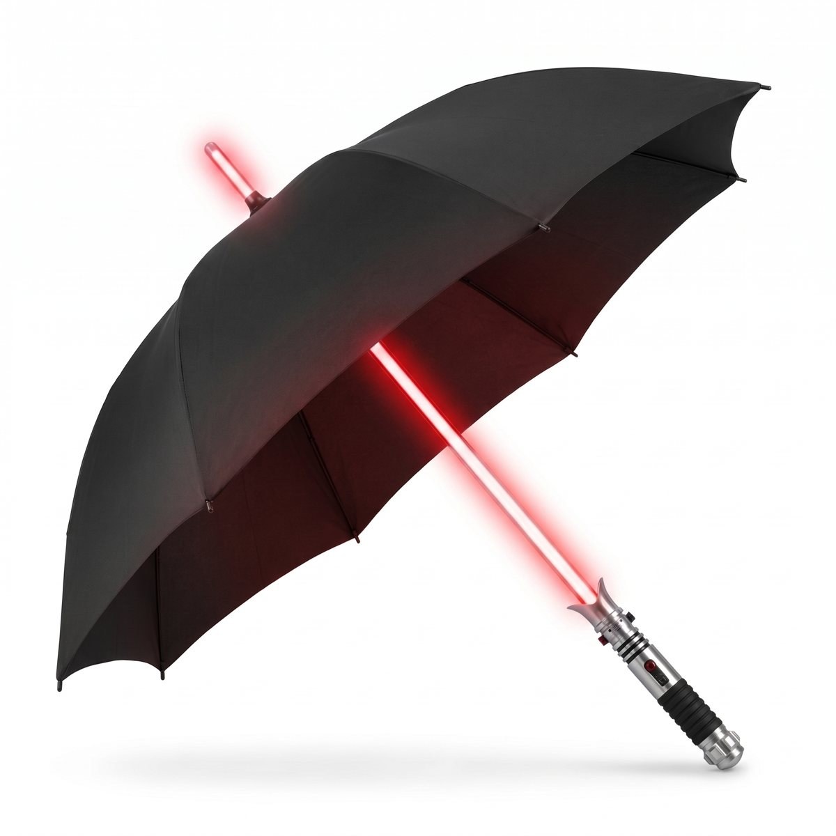 SaberUmbrella lit up red
